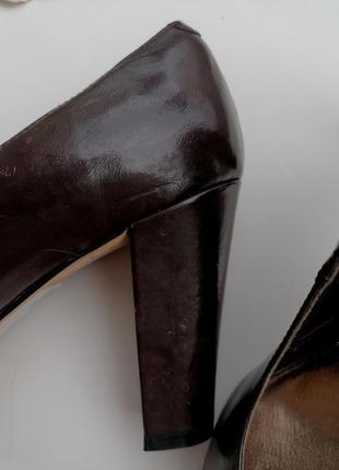 👑винтажные кожаные туфли с пряжкой 👑туфли в стиле ретро 60-ые6 фото