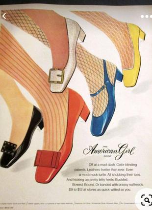 👑винтажные кожаные туфли с пряжкой 👑туфли в стиле ретро 60-ые9 фото