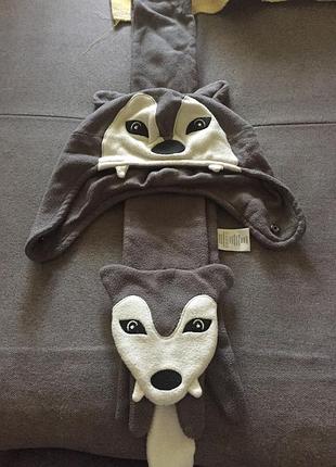 Набор шапка шарфик