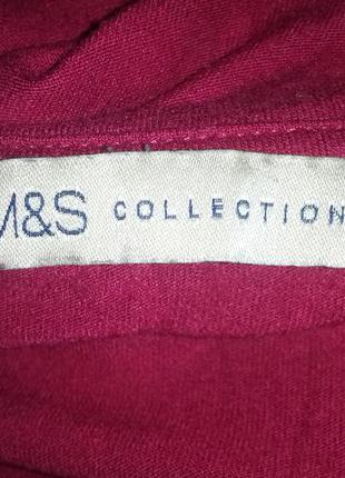 Турецкая вискозная блуза на пышную грудь,52-54разм.,m&s collections,пог-63-70см3 фото