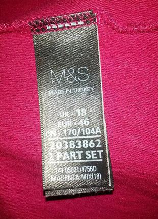 Турецкая вискозная блуза на пышную грудь,52-54разм.,m&s collections,пог-63-70см4 фото