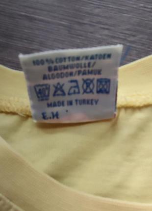 Яркая котоновая футболка унисекс на 3-4 года, р.98-104, тм children's e&h5 фото