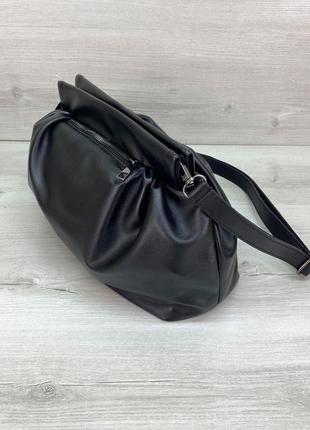 Жіноча сумка «vivian» чорна4 фото