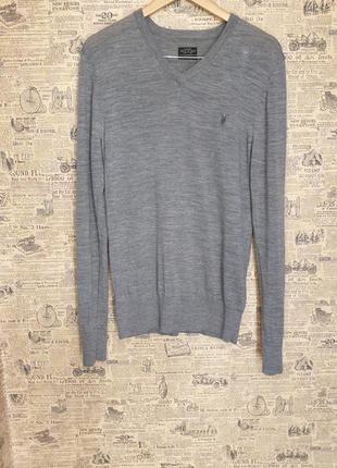 Легка шерстяна кофта джемпер allsaints 6