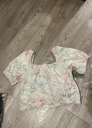 Топ блуза блузка hm h&m s 5