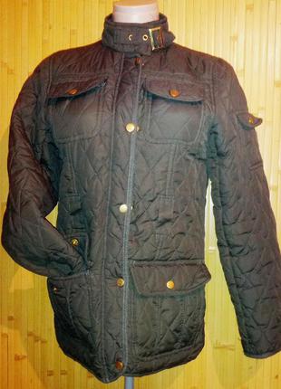 Класна демісезонна стьобаний курточка,44-46разм.,пог-48см,denim co.