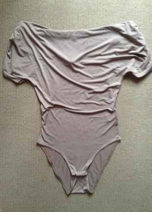 Новий боді кольору беж.р 10