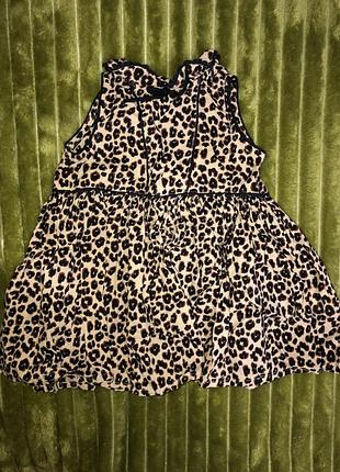 Сукня next на дівчинку 6-9 леопардовий принт