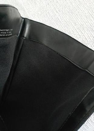 Женские кожаные высокие сапоги ботфорты испанского бренда  mango европа оригинал9 фото