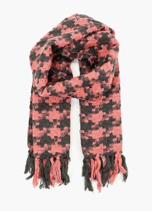 Палантин шарф шерсть зима теплый