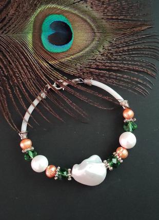 Браслет  "цветущий абрикос"