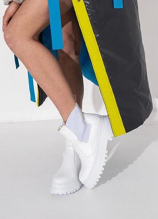 Шкіряні черевики челсі ручної роботи