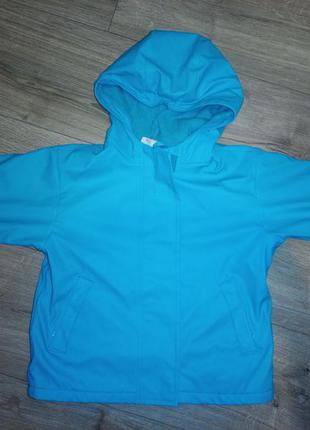 Вітровка дощовик на флісі papagino німеччина розмір 86/92 1.5/2 роки