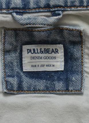Pull and bear denim goods оригінальна джинсовці5 фото