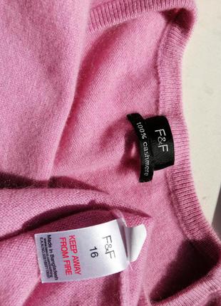 Кашемировый свитер f&f кашемир, размер l,м,xl,46,48,503 фото