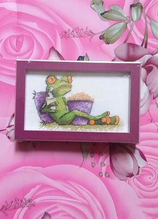 Вышивка крестиком киноман