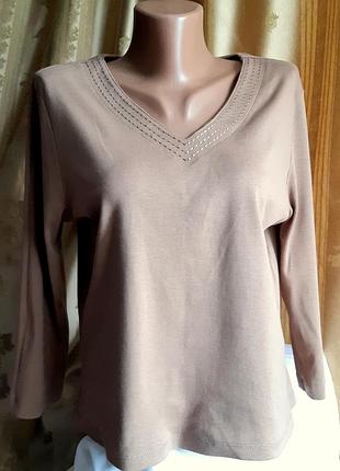 Жіночий трикотажний пуловер 100% catton / сс /англія