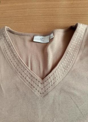Женский трикотажный пуловер 100% catton / сс /англия9 фото