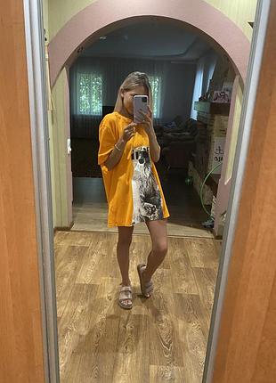 Платье футболка