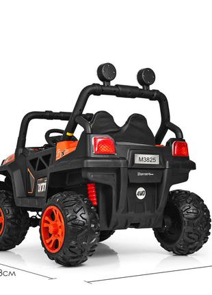 Детский электромобиль bambi racer джип m 3825 eblr-7 четырехмоторный нагрузка 30 кг (1100181)2 фото