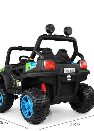 Детский электромобиль bambi racer джип m 3825 eblr-4 четырехмоторный нагрузка 30 кг (1100182)3 фото