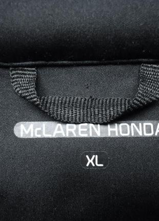 Куртка mclaren-honda f1 team softshell чорна (xl)3 фото