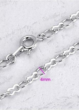 Родированная ланцюжок xuping, 45 см, нова! арт. sv-112-4274