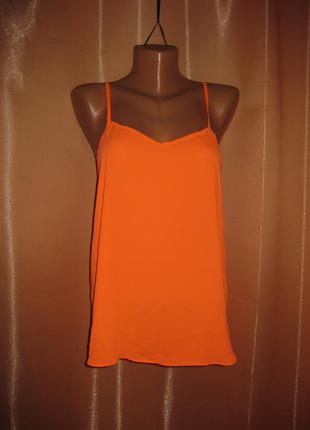 Легка шифонова майка разлетайка topshop, 10uk/38еиго/6us км1006