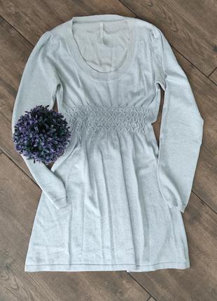 Туника мини платье нарядная блуза с серебряной ниткой р.м, тм miss posh