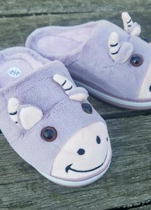 Детские комнатные тапочки для девочки