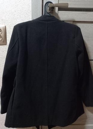 Лёгкое пальто-накидка с карманами3 фото