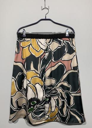 Шелковая юбка rene lezard размер l2 фото