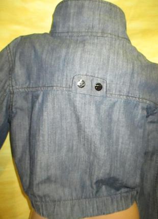 Denim*джинсовая ветровка-пиджак-курточка на высокую девушку,l-40р5 фото