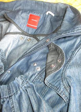 Denim*джинсовая ветровка-пиджак-курточка на высокую девушку,l-40р7 фото