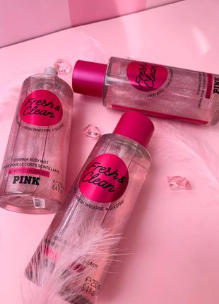 Fresh & clean shimmer спрей міст вікторія секрет victoria's secret