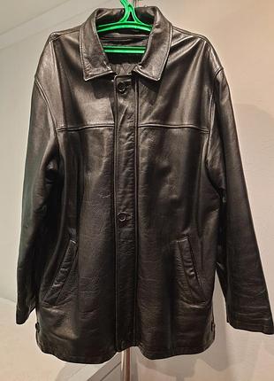 Осенняя кожаная курточка