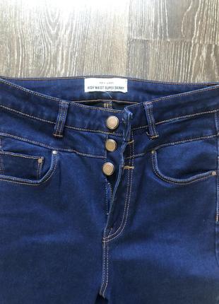 Идеальные базовые темно синие джинсы скини new look2 фото
