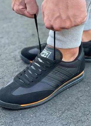 Чоловічі демісезонні чорні замшеві кросівки adidas🆕легкі повсякденні адідас🆕2 фото