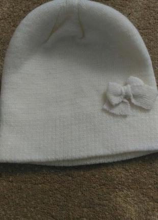 Демісезонна шапка на дівчинку 50 р.