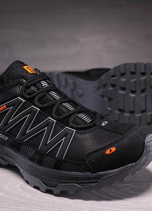 Мужские кроссовки salomon speedcross black2 фото