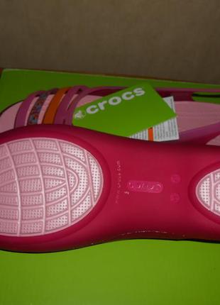 Сандалии crocs isabella huarache р. w11-27см. оригинал4 фото