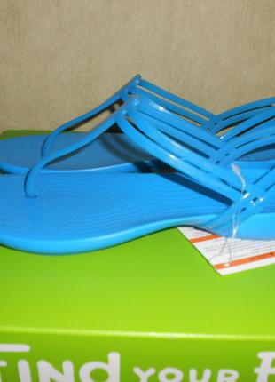 Сандалии crocs isabella t-strap р. w5-23см. оригинал2 фото