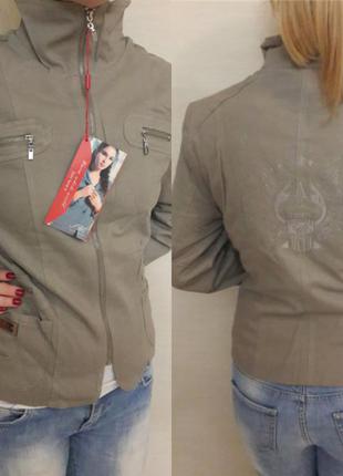 Куртка женская котоновая, пиджак/жакет женский, 4 цвета, р.s-xxl1 фото