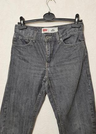 Levis брендові стильні джинси сірі чоловічі котонові w283 фото