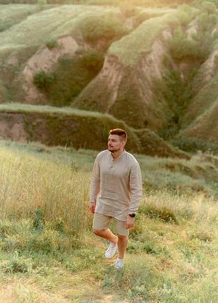 Чоловіча лляна сорочка