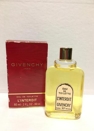 L’interdit givenchy 60 ml edt оригинал винтаж редкость