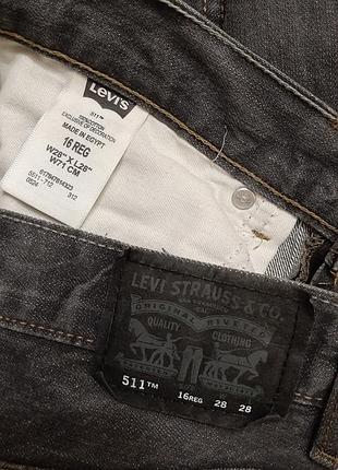 Levis брендовые джинсы серые котоновые мужские р50 w288 фото