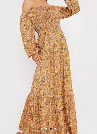 Нежное платье макси george цветочний принт довге плаття,сукня4 фото
