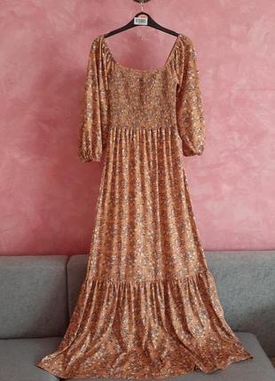 Нежное платье макси george цветочний принт довге плаття,сукня5 фото