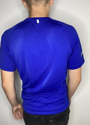 Nike спортивна футболка синя сітчаста4 фото